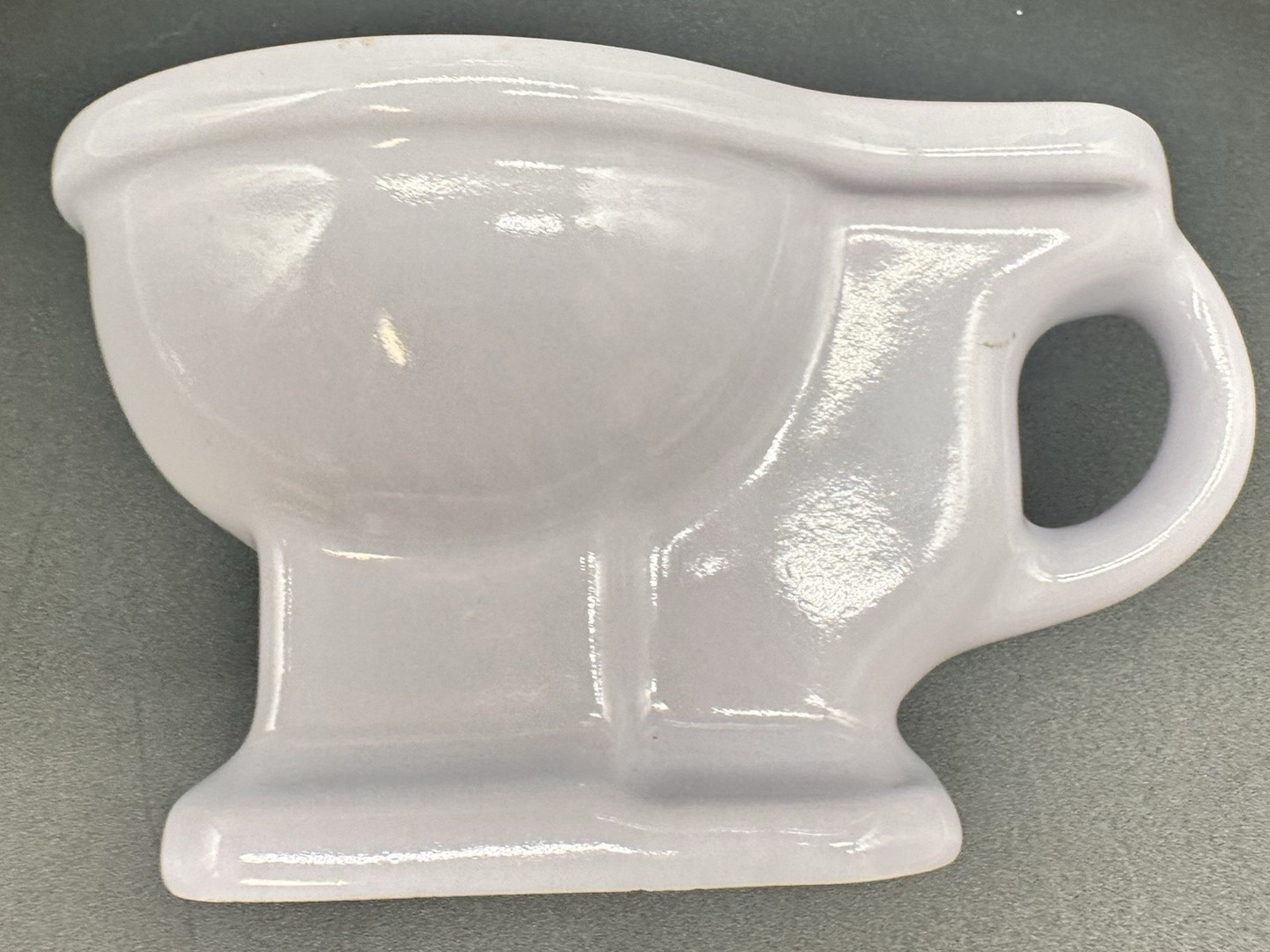 Vintage Rheem Salesman Sample Ceramic Toilet 6.75″ long x 4″ tall Coffee Mug Cup