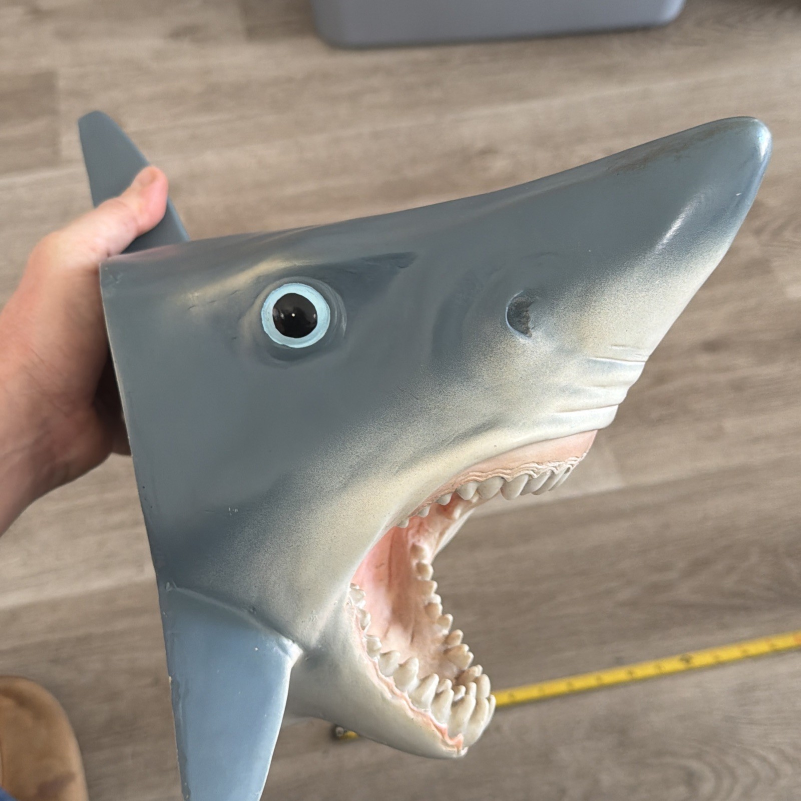 Vintage Rare Blue Shark Head Wall Display 16”x13”x9” Store Diner Fish Ocean HTF