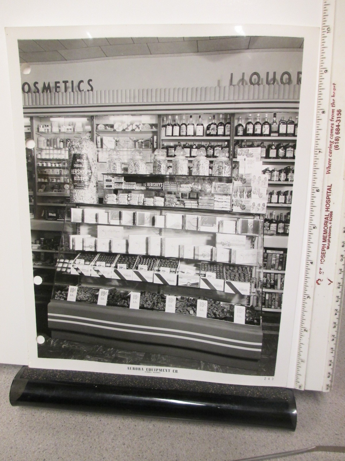 Aurora 1930s store candy bar display (1) photo Hershey’s Waynedell series books