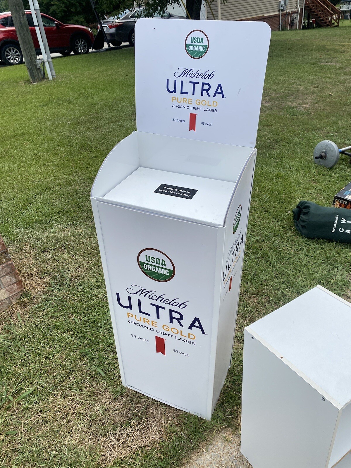 Michelob Ultra Store Display End Cap , Holds Multiple Cases – RARE!