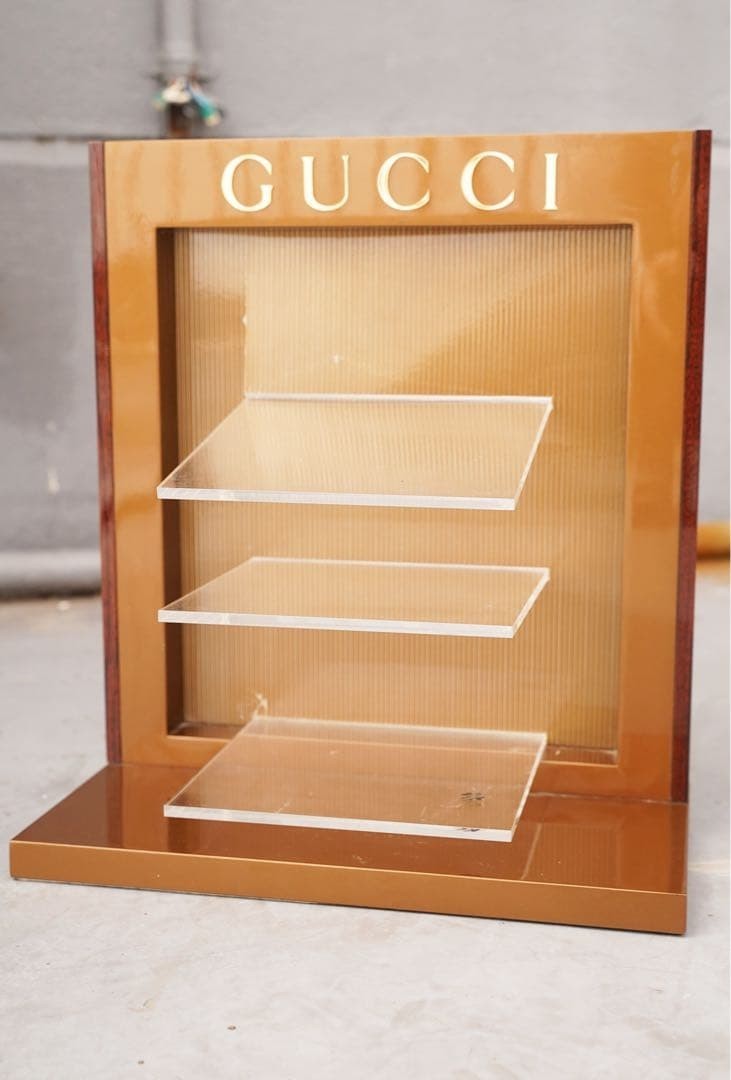Gucci Display Shelf Vintage 1980s W 350mm D 180mm H 390mm From Japan