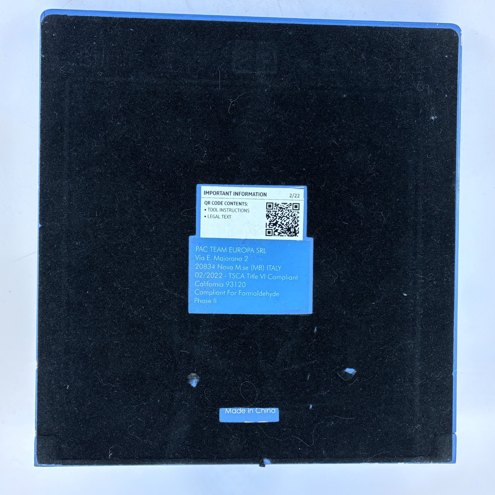 GUCCI Studded Flat Back Countertop Retail Display Blue White 8.5″W x 8″H x 9″L
