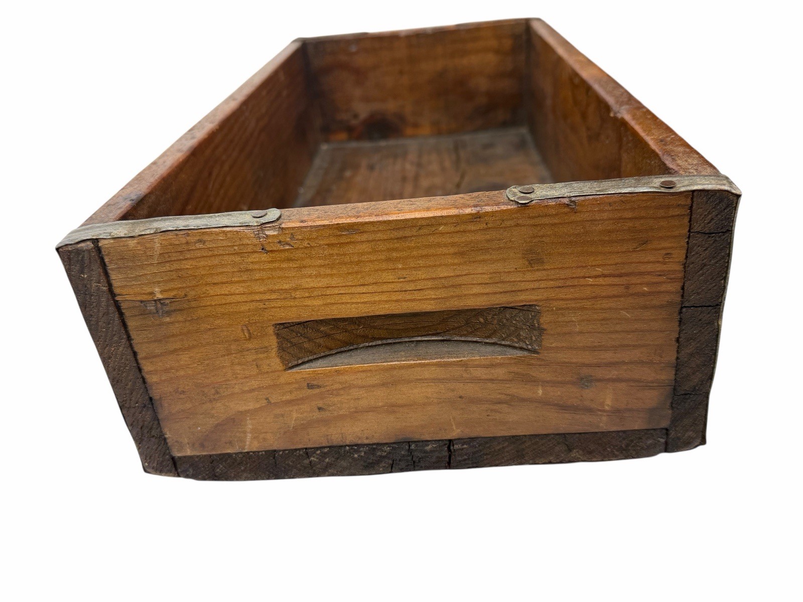 Vintage SUPERIOR CONCRETE ACCESSORIES Wood Store Display Shelf Tray Crate