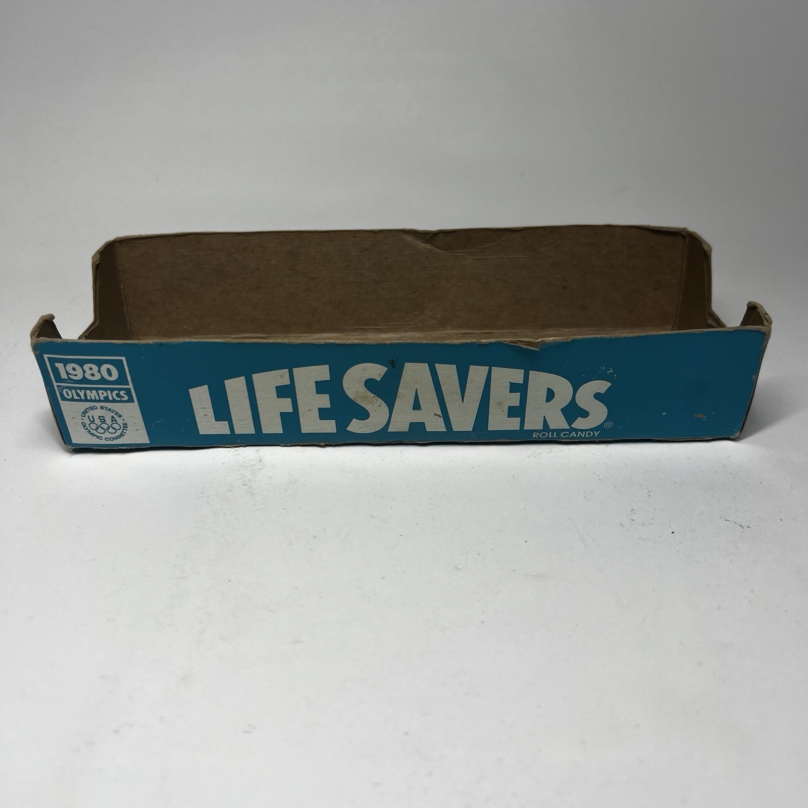 Vintage 1980 Life Savers Roll Candy Store Display Tray Olympics USA Advertising