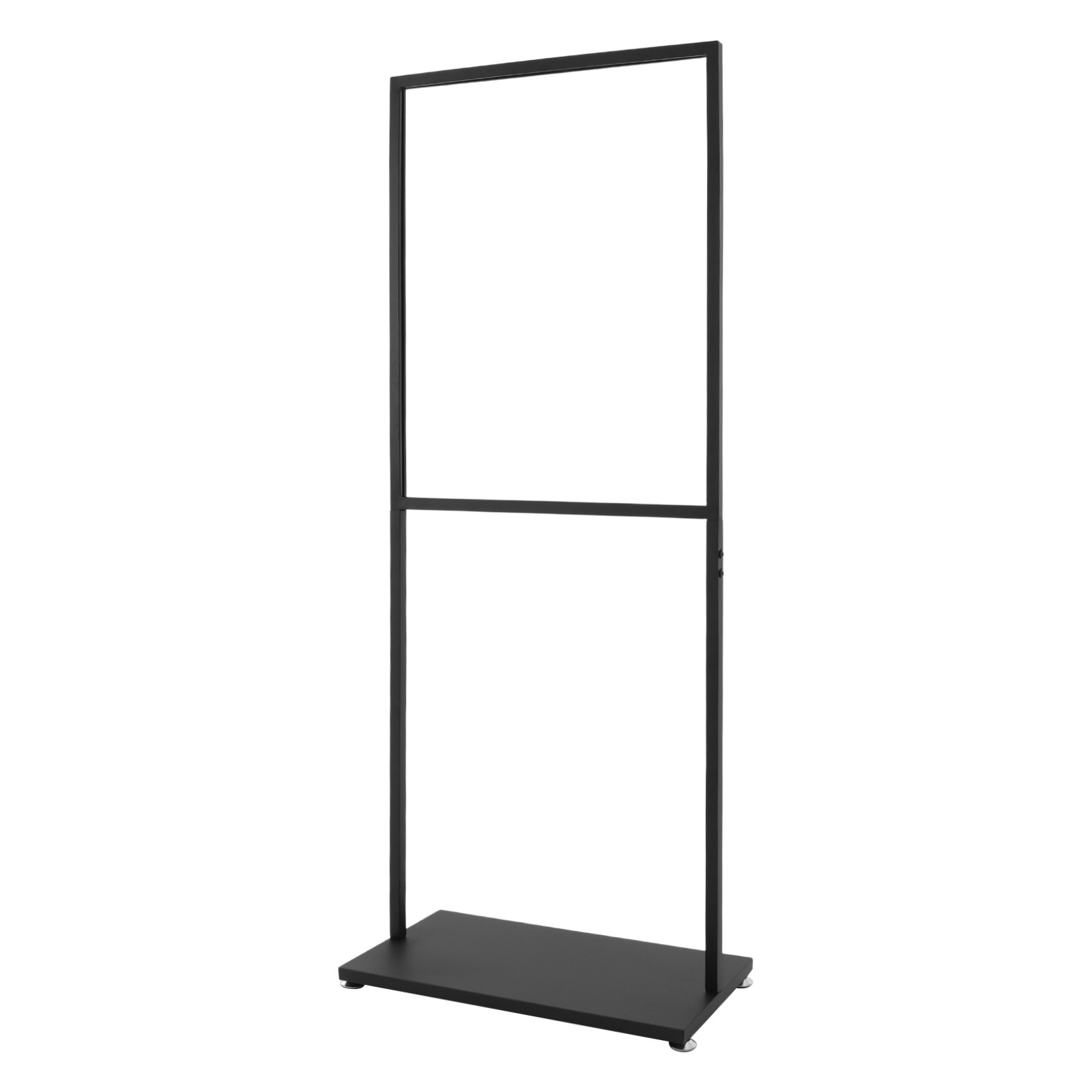 Black Advertising Display Stand Poster Display Stand Freestanding Display Stand
