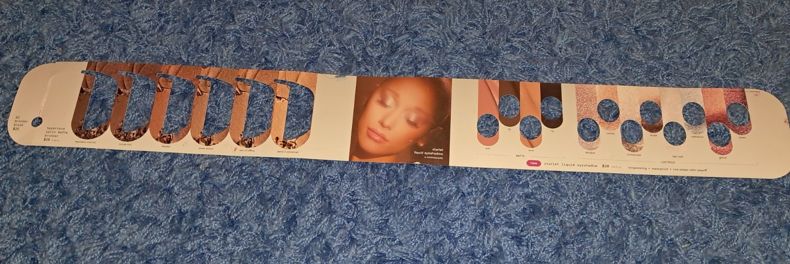 Ariana Grande REM Beauty Makeup Display Ulta Beauty Arianator Gift Ideas Art