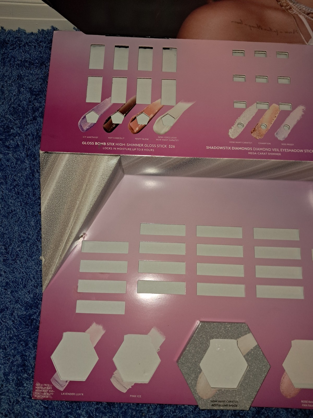 Rihanna Fenty Beauty Makeup PROMO DISPLAY 2 FT Ulta Beauty Diamond Gloss RARE