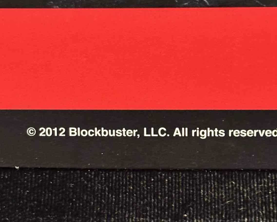 2012 NO GAME! Sony PlayStation 3 PS3 Star Trek Blockbuster Video Backer 5″X8″