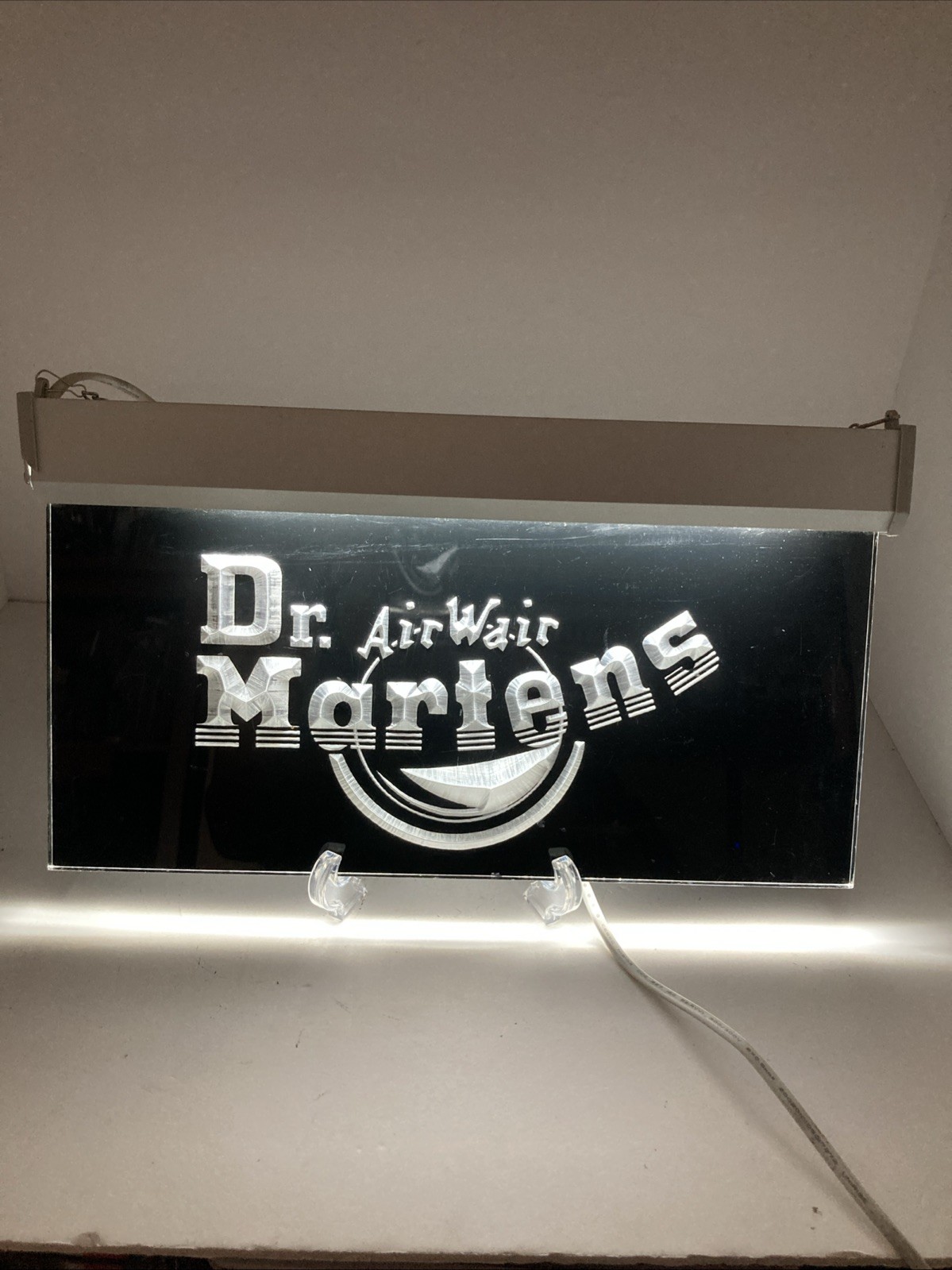 RARE LED Light Dr. Martens Airwair Dealer Store Display Sign Fixture 15” X 8”