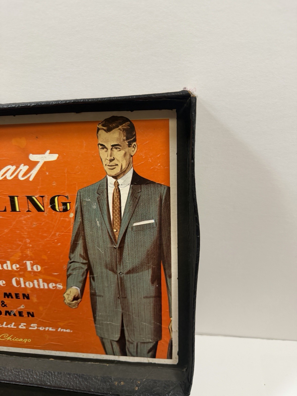 Vintage Salesman Sample Case J C Field & Son Inc Briefcase Advertising