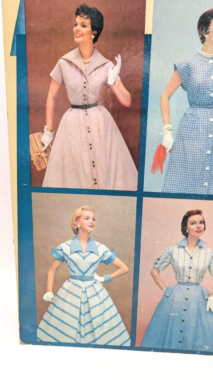 Vintage Bea Young Dresses Advertising Department Store Display Cardboard Sign