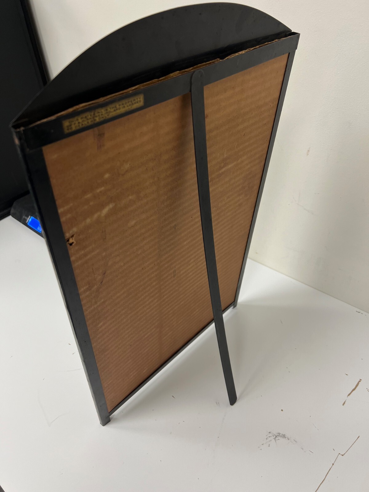Scarce Vintage FADA RADIO Advertising Display Easel Stand – Display Area 12 x 18