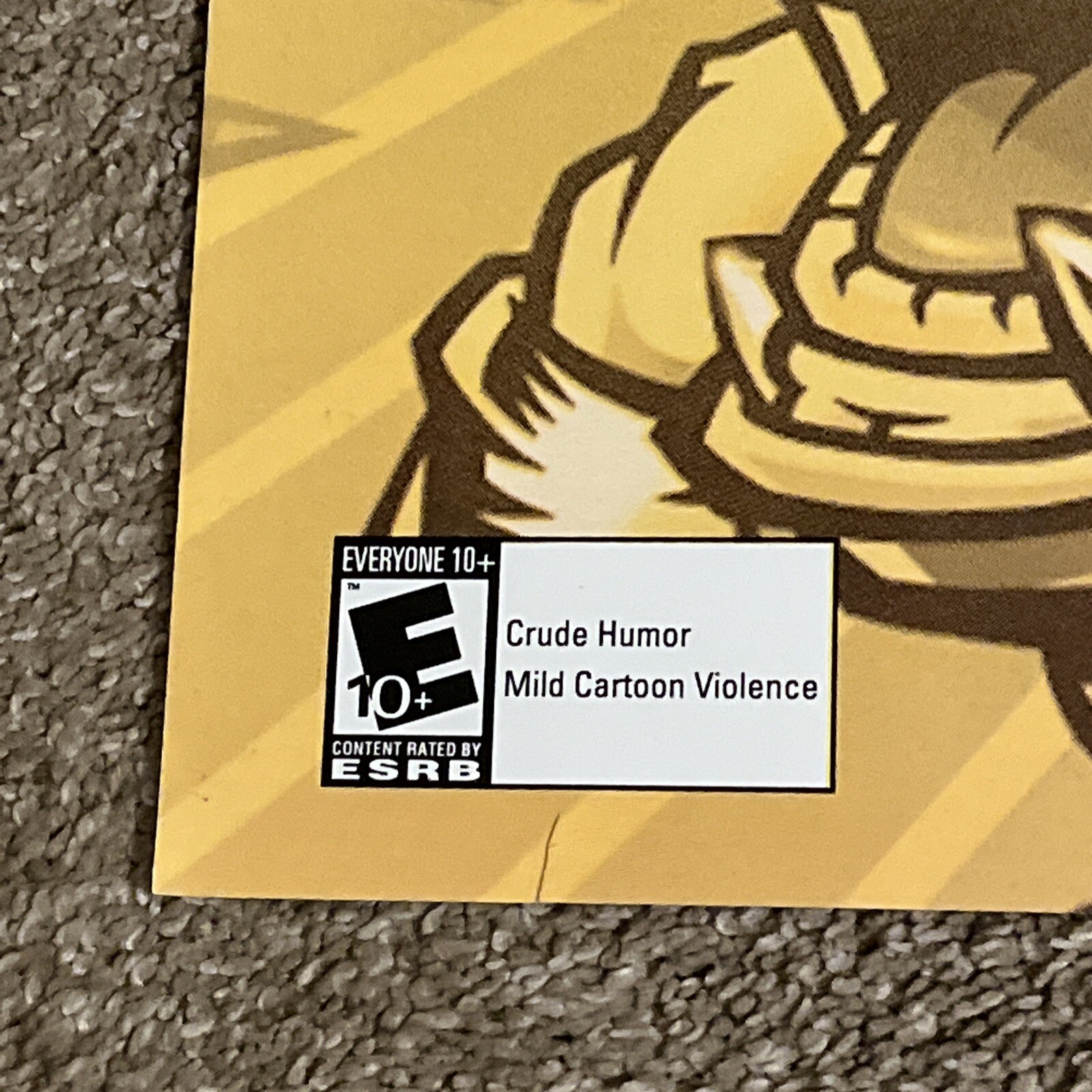 Wario Master Of Disguise 30” X 36” Plastic Store Display Poster!