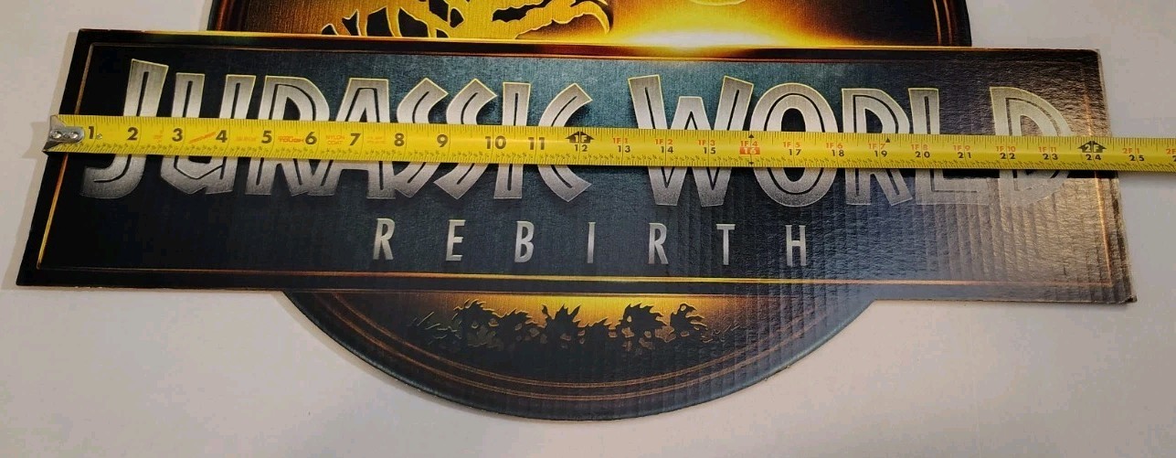 2025 – Jurassic World Rebirth – Huge Store Display Advertisement – 46x 35