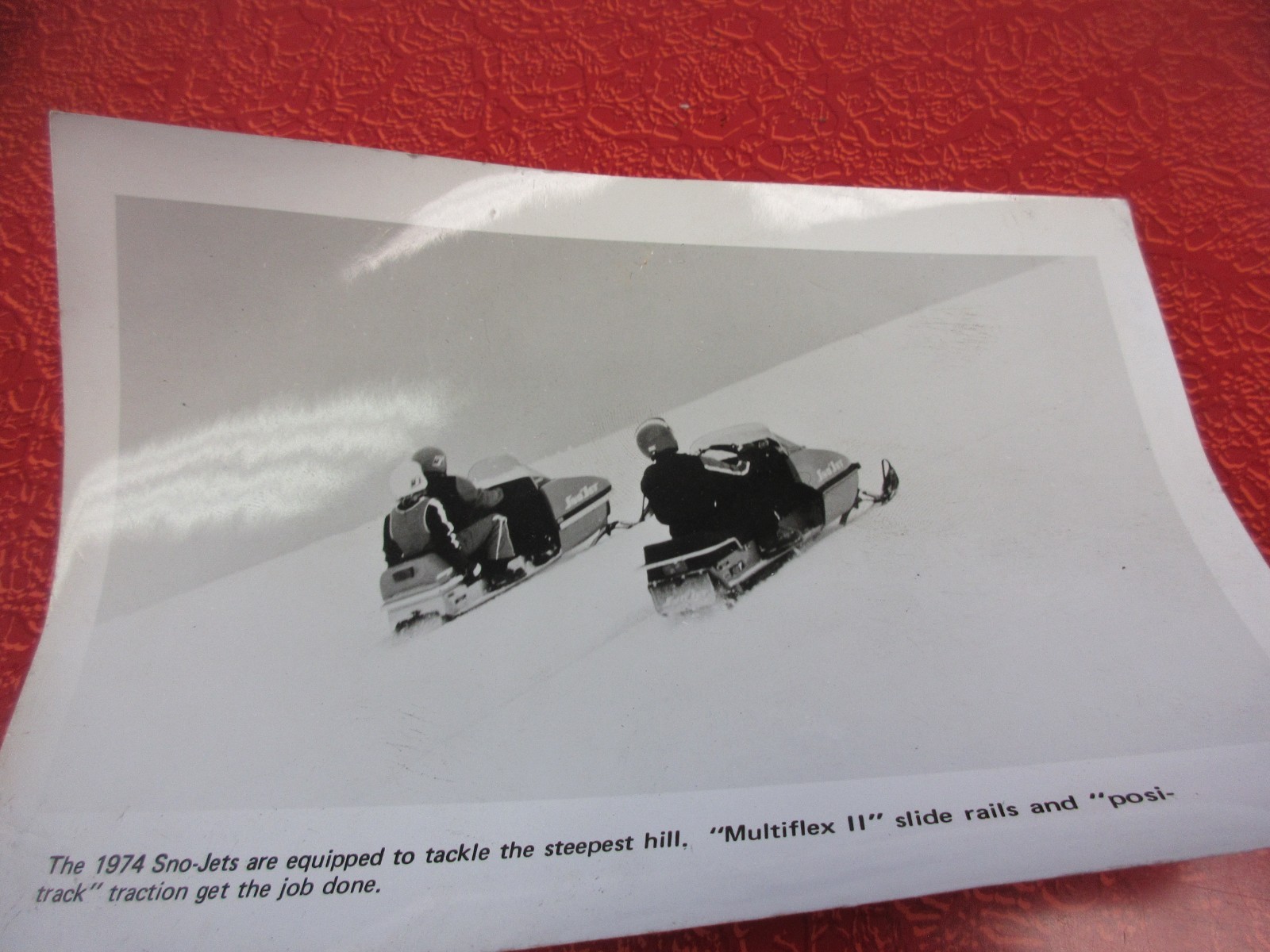SNO-JET SNOWMOBILE EARLY PHOTOGRAPHS ADVERTISING MERCANTILE 1960’s-1970’s RARE