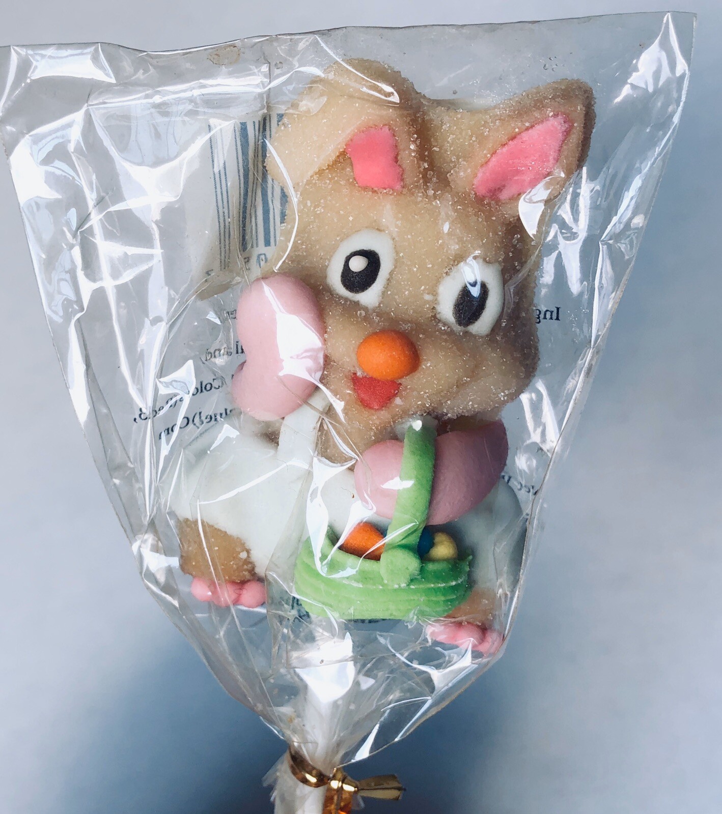 Vintage 2001 Extreme EASTER RABBIT Jelly Pop Candy container bubble gum Bunny