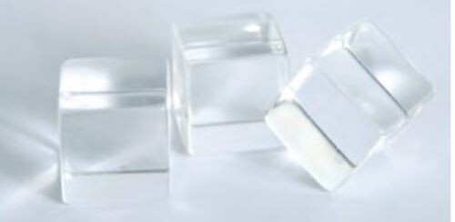 5pc 1-1/2″ Clear Tumbled Acrylic Cubes
