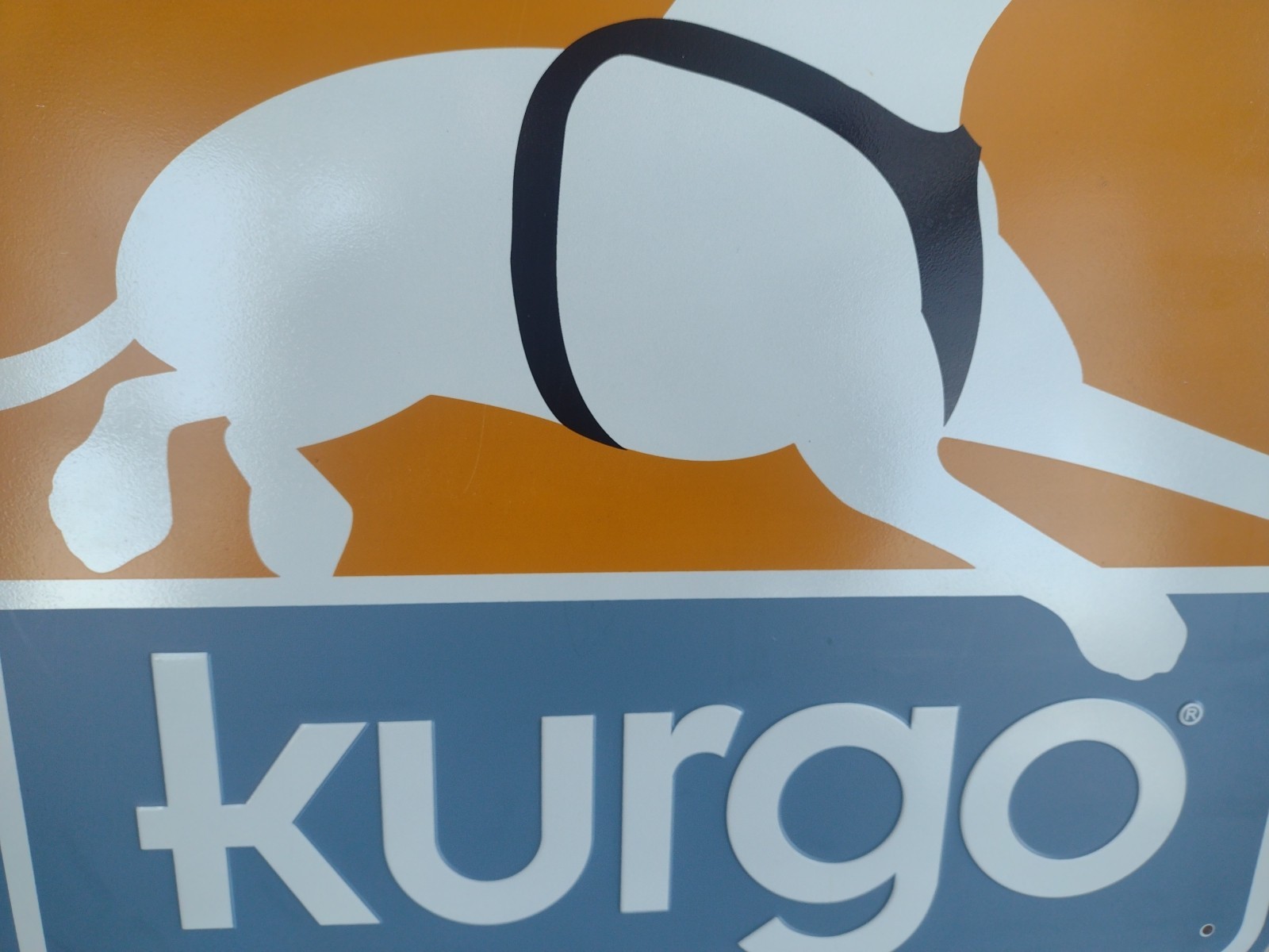 Kurgo Dog Gear Metal Pet Store Advertising Display Sign 16″ x 15.25″