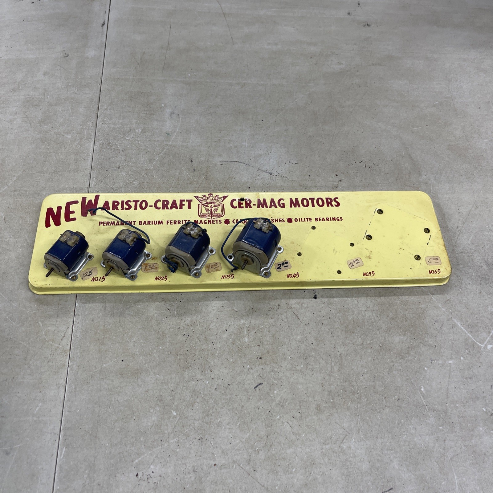 Vintage Aristocraft Cer-Mag Motors Store Display 1950’s Era