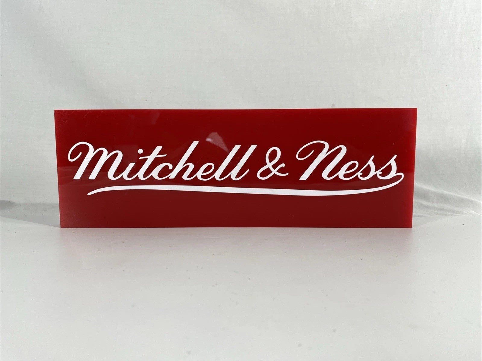 Mitchell & Ness Small Store Display Single Sided 12 Inch RARE Piece