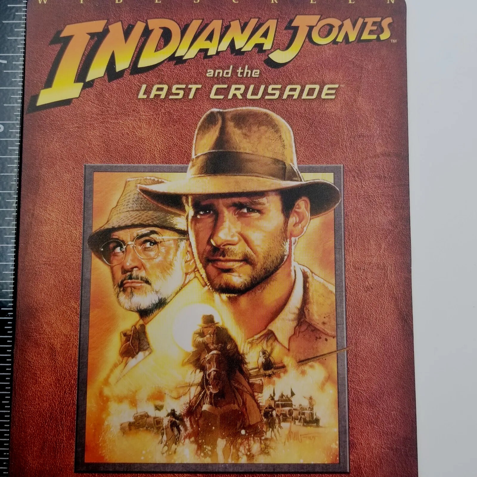 Indiana Jones Last Crusade BlockBuster Video Backer Card 5.5″X8″ NO MOVIE Rare