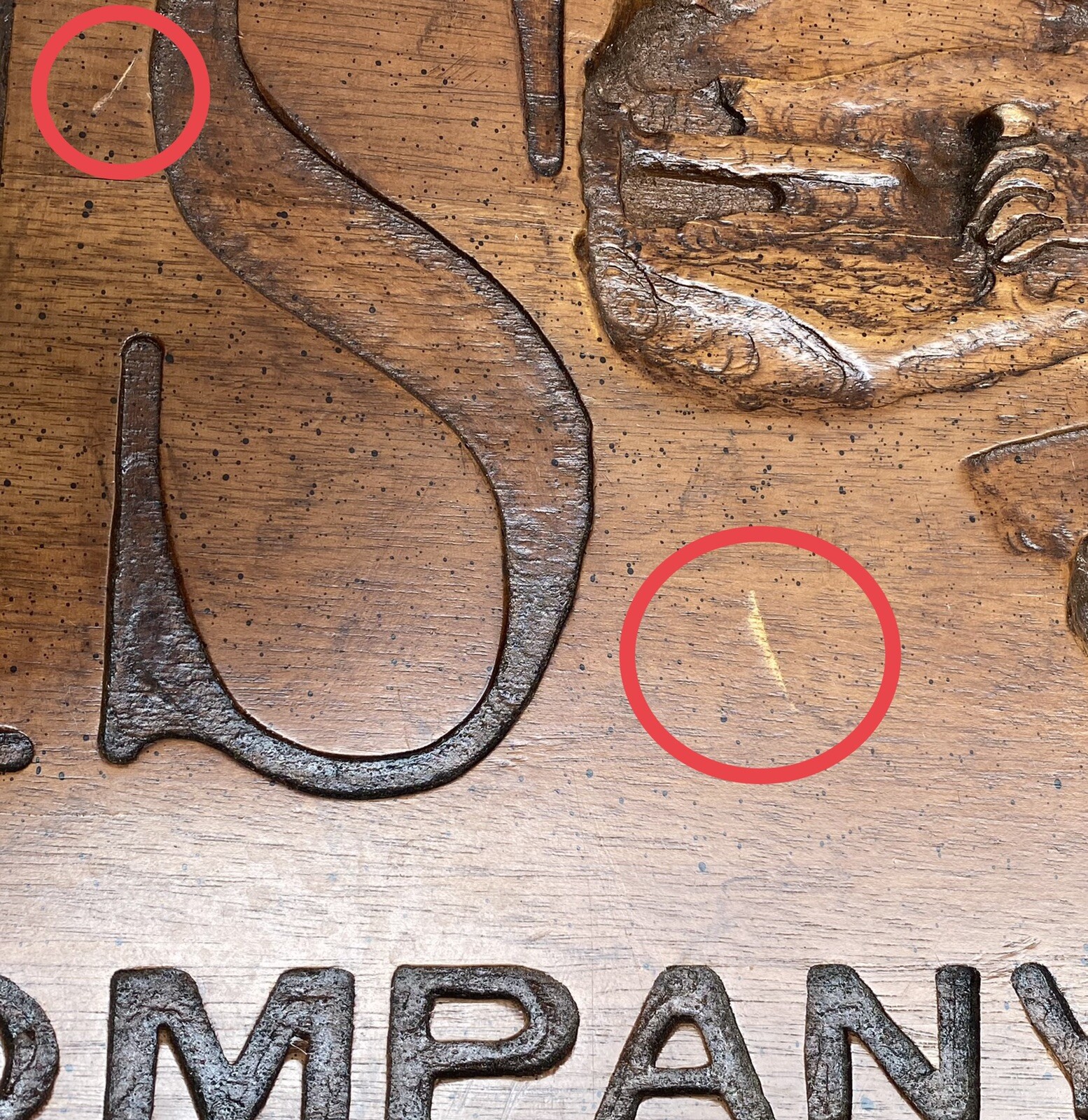Davis Cabinet Company Advertising Sign Man Cave Woodworking Wood Store Display