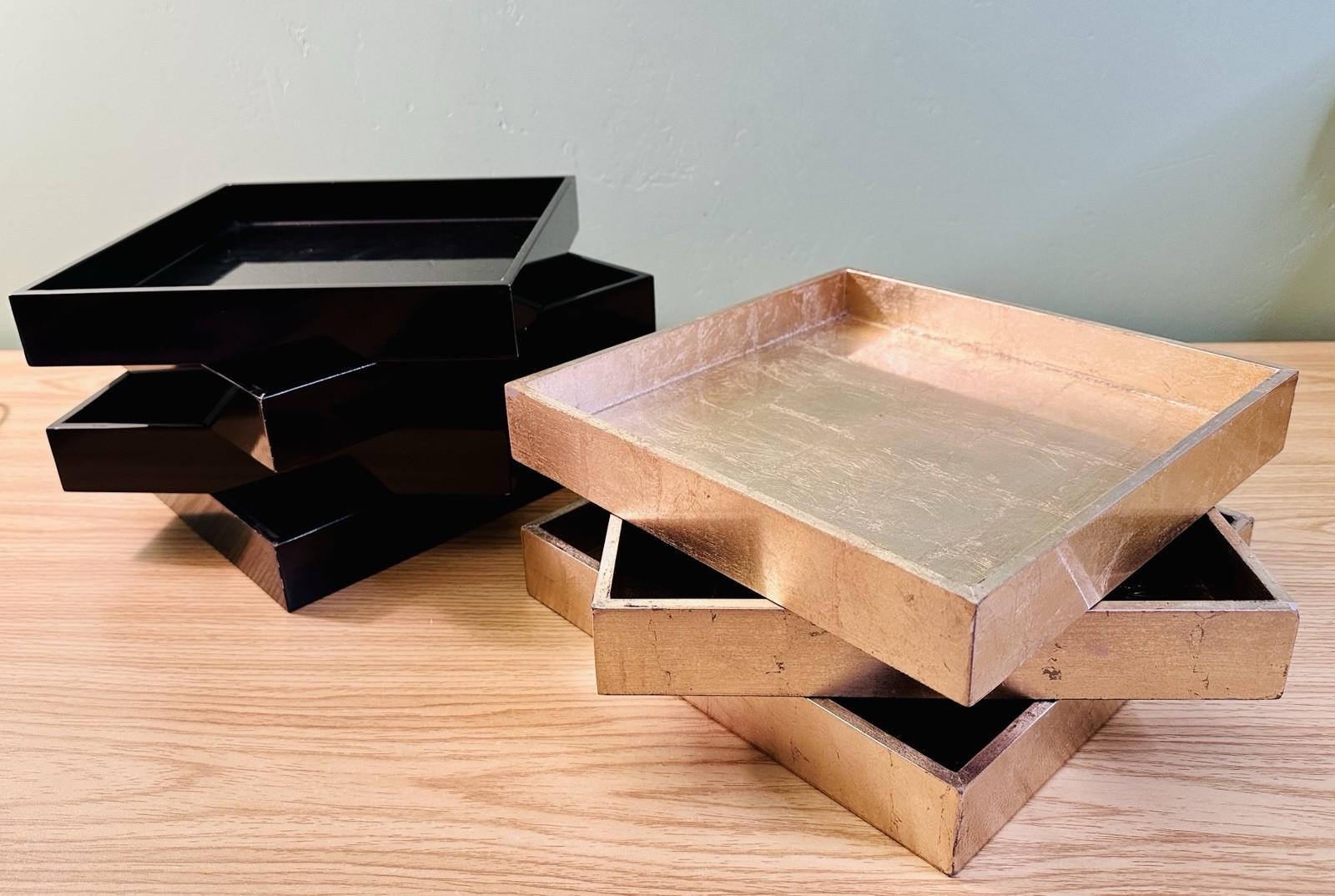 The Container Store 8 Square Merchandise Jewelry Catering Makeup Display Trays