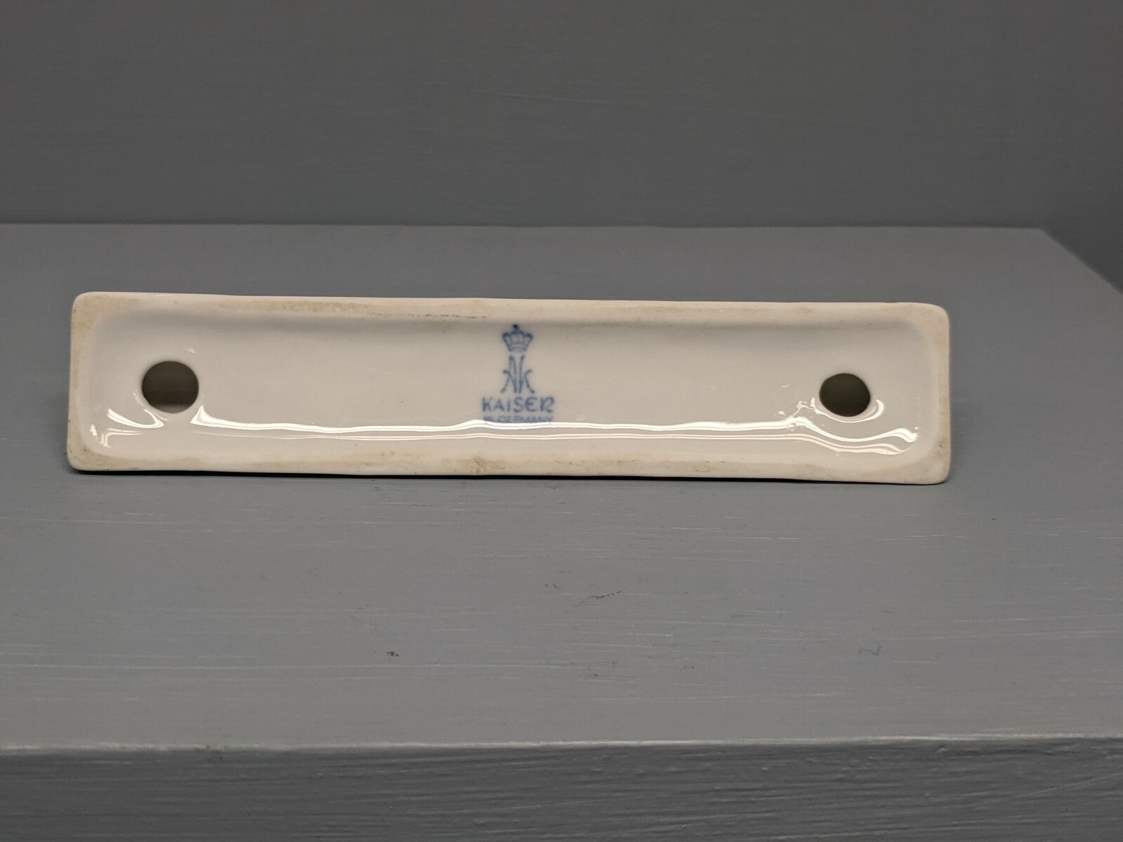 Old Kaiser Porcelain Dealer Promotional Store Advertising Display Sign