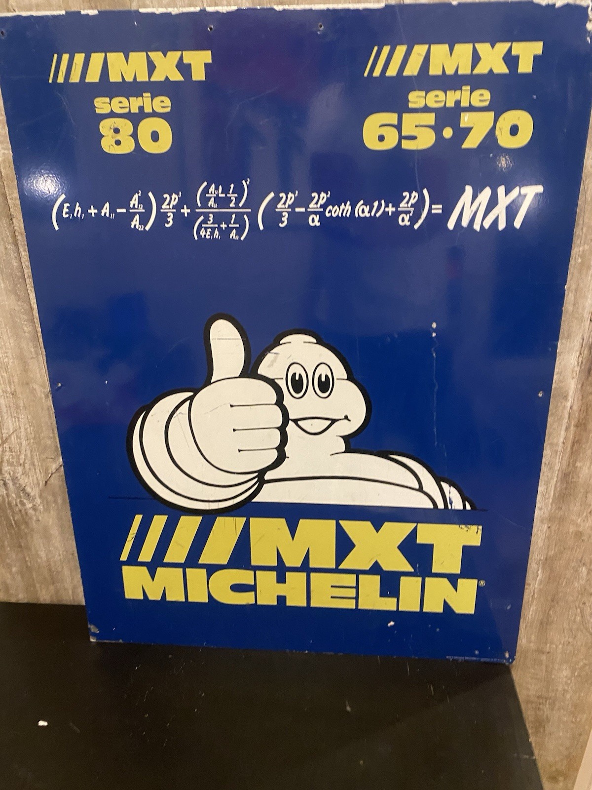 Antique Michelin MXT Lithographed Advertising Sheet – 50*66 cm BIBENDUM – Workshop