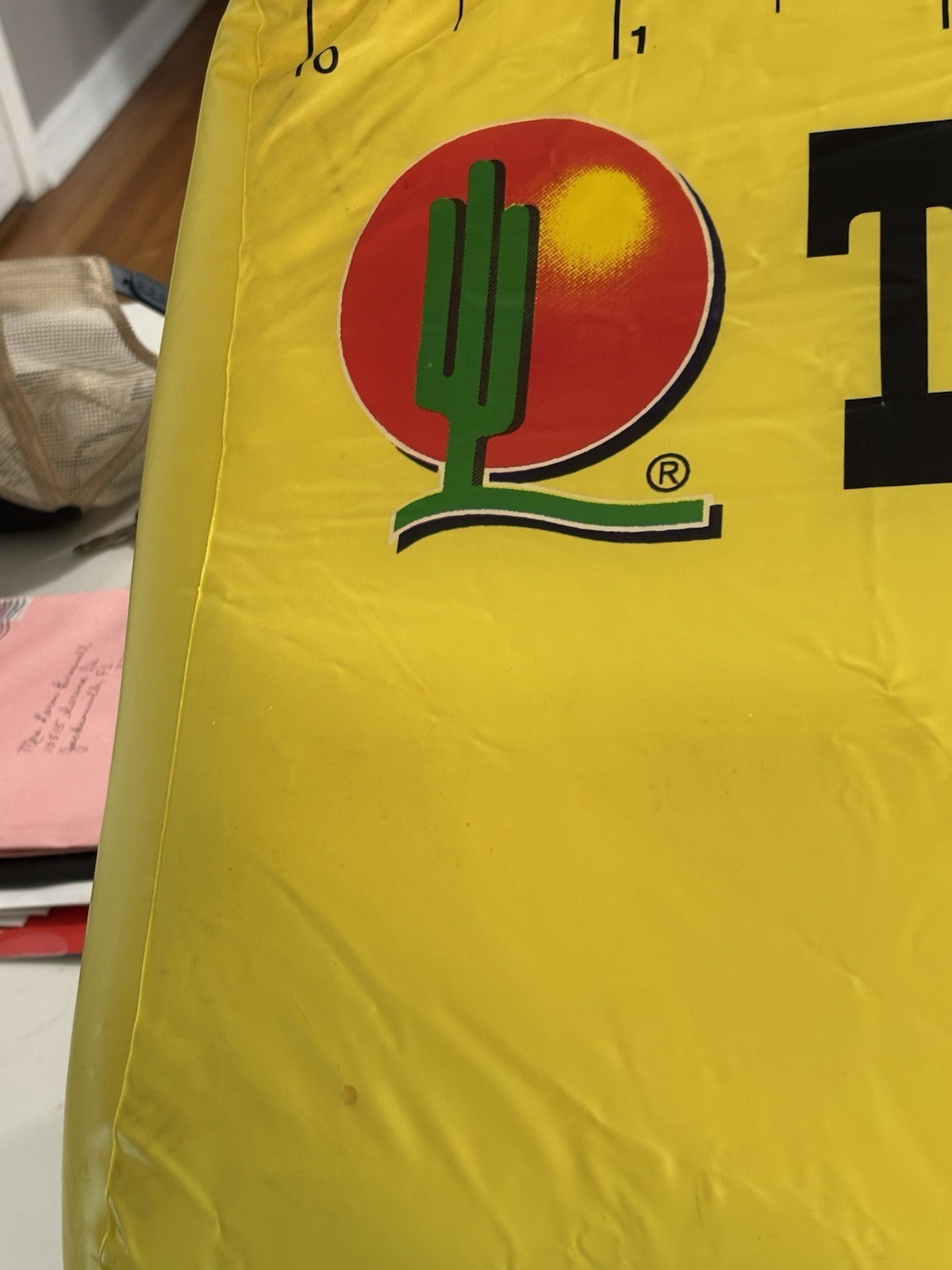 Inflatable Tombstone Pizza Rules Store Display – Approx. 4 Ft Long – Read Desc.