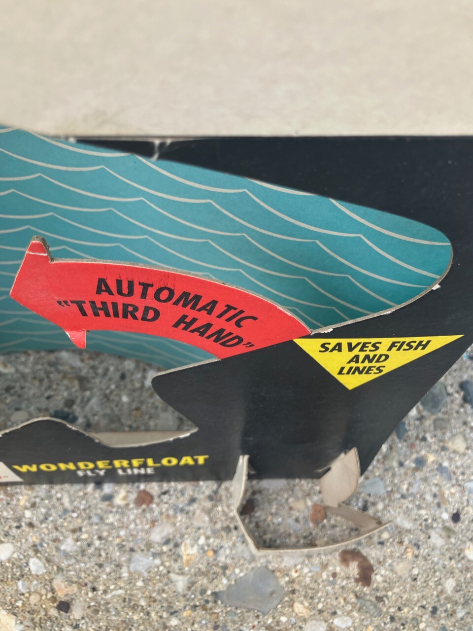 1960 Shakepeare Wonderod Fly Rod Tru-art Reel Line Fishing Store Display Vintage