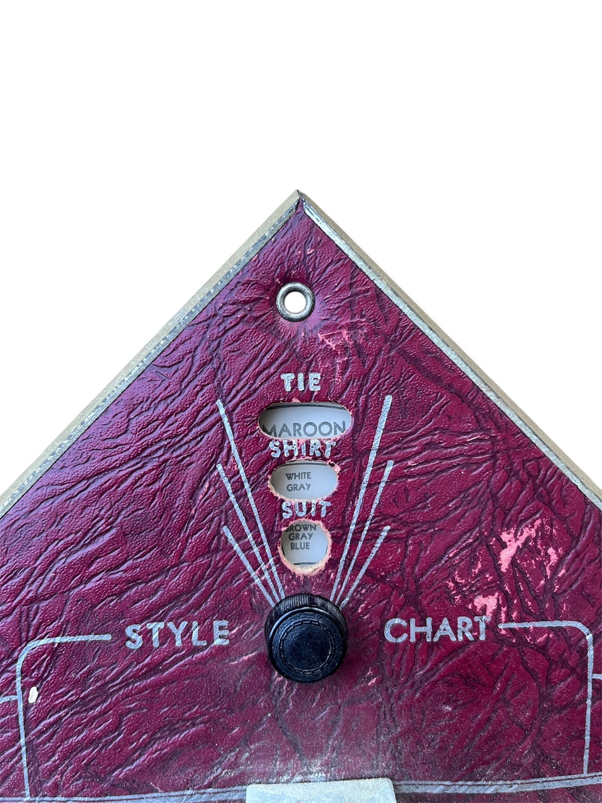 MODERN 6 mechanical dial operated – TIE DISPLAY – HANGER Art Deco Style
