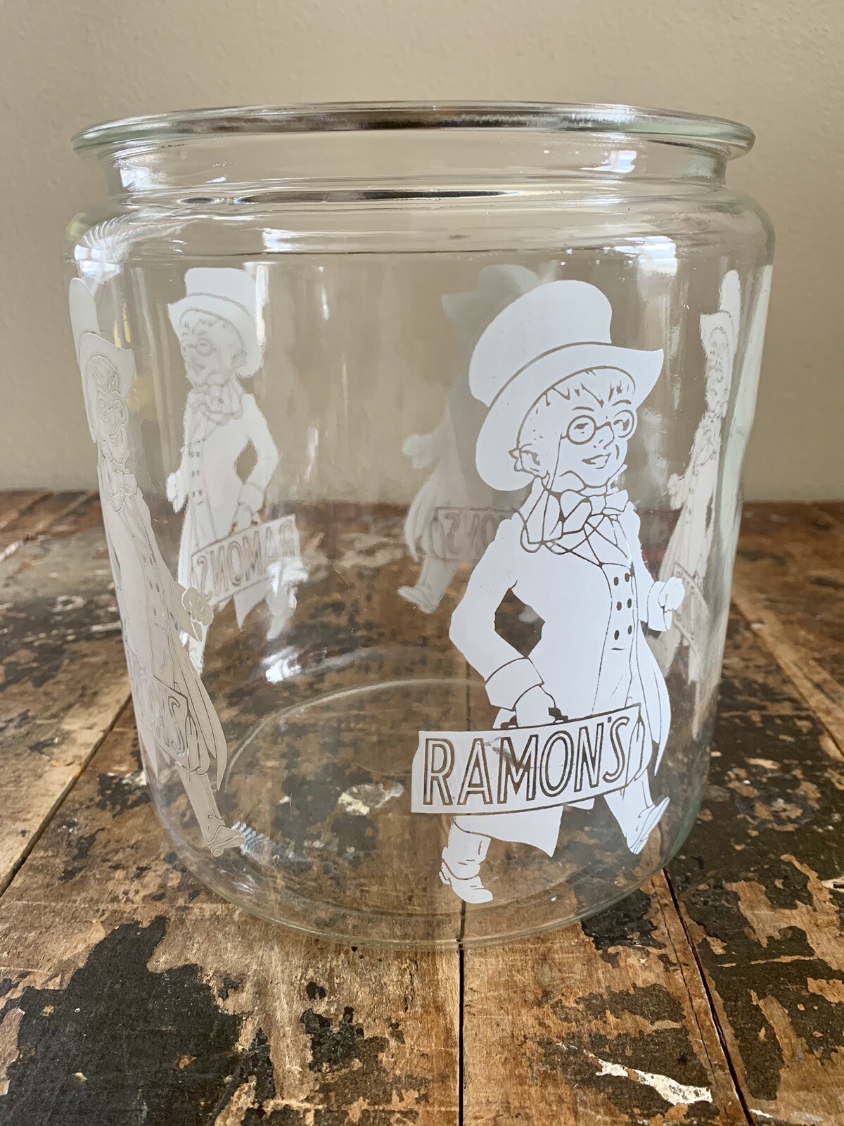 Vintage Ramon’s The Little Doctor General/Country Store Glass Counter Bulk Jar