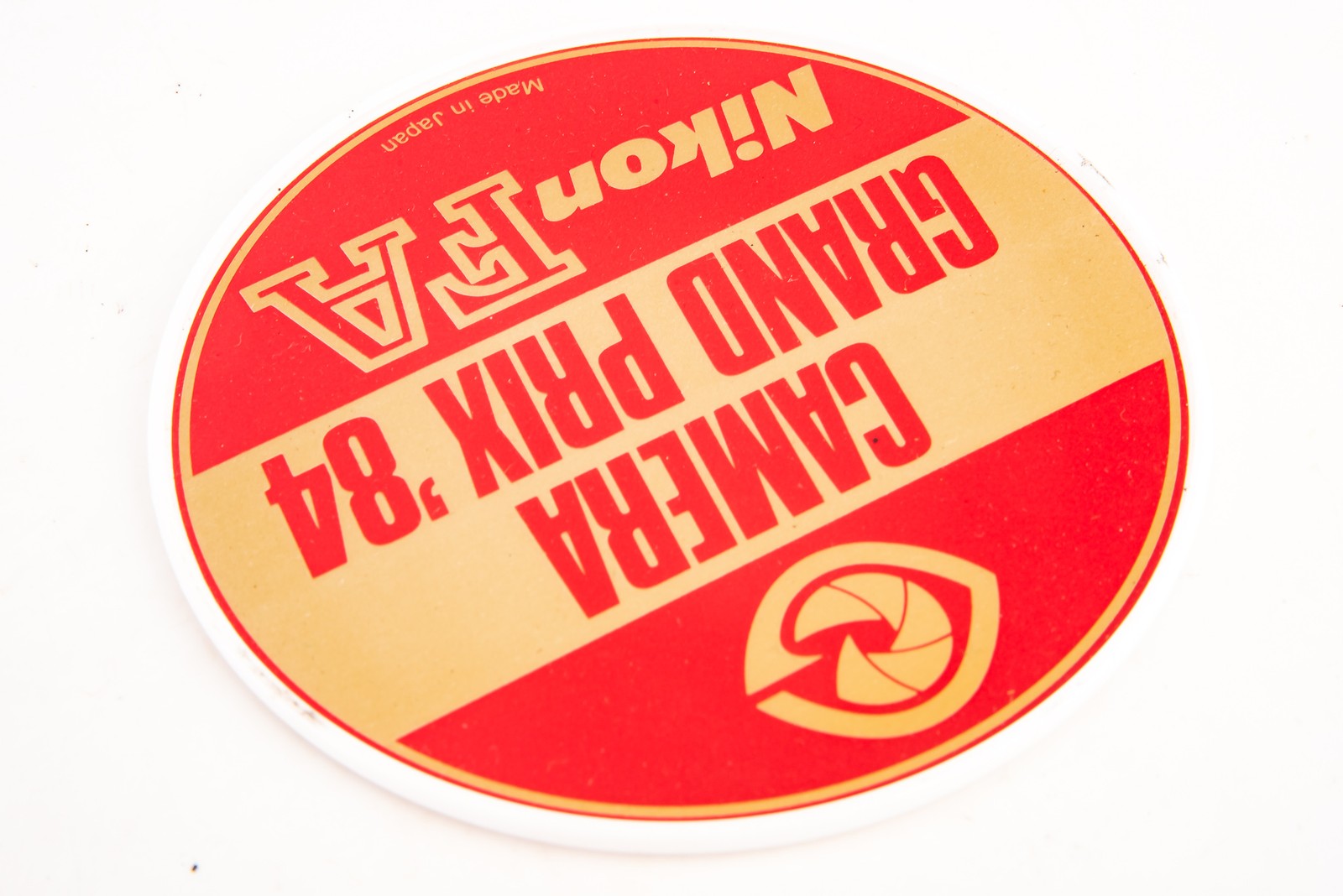Nikon FA Grand Prix 84 Camera Advertising Promotion Metal & Plastic 3 3/4” V28