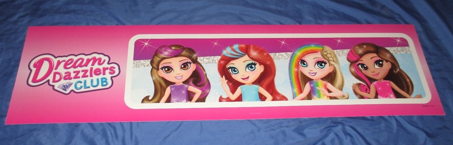 DREAM DAZZLERS CLUB Toys R Us Exclusive Display/Sign (LARGE 4′ x 1′)