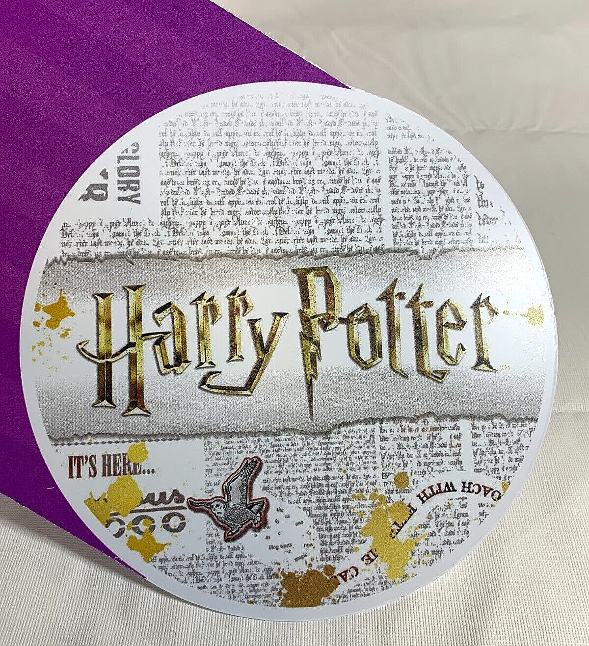 Party City “Harry Potter” In-Store Display Fixture Large Signage 2024 WBEI, 24″L