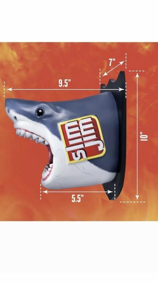 SLIM JIM Promotional Jaws Great White Shark Head Wall Mount Gas Station Display