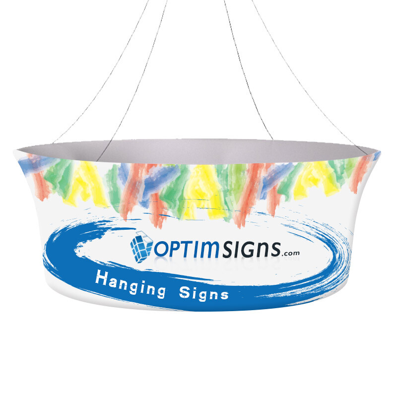 Custom Tapered Tension Fabric Ceiling Hanging for Banner Exhibition Trade Show
