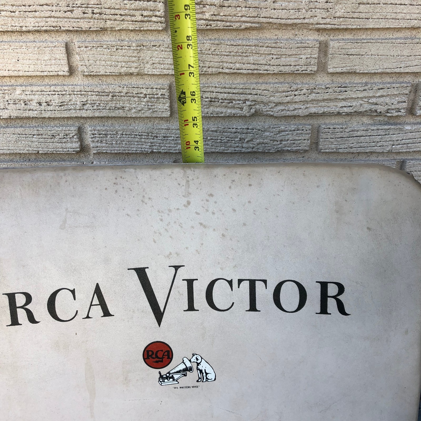 RCA Victor Chrome Chair Advertising Nipper Vintage Chromcraft