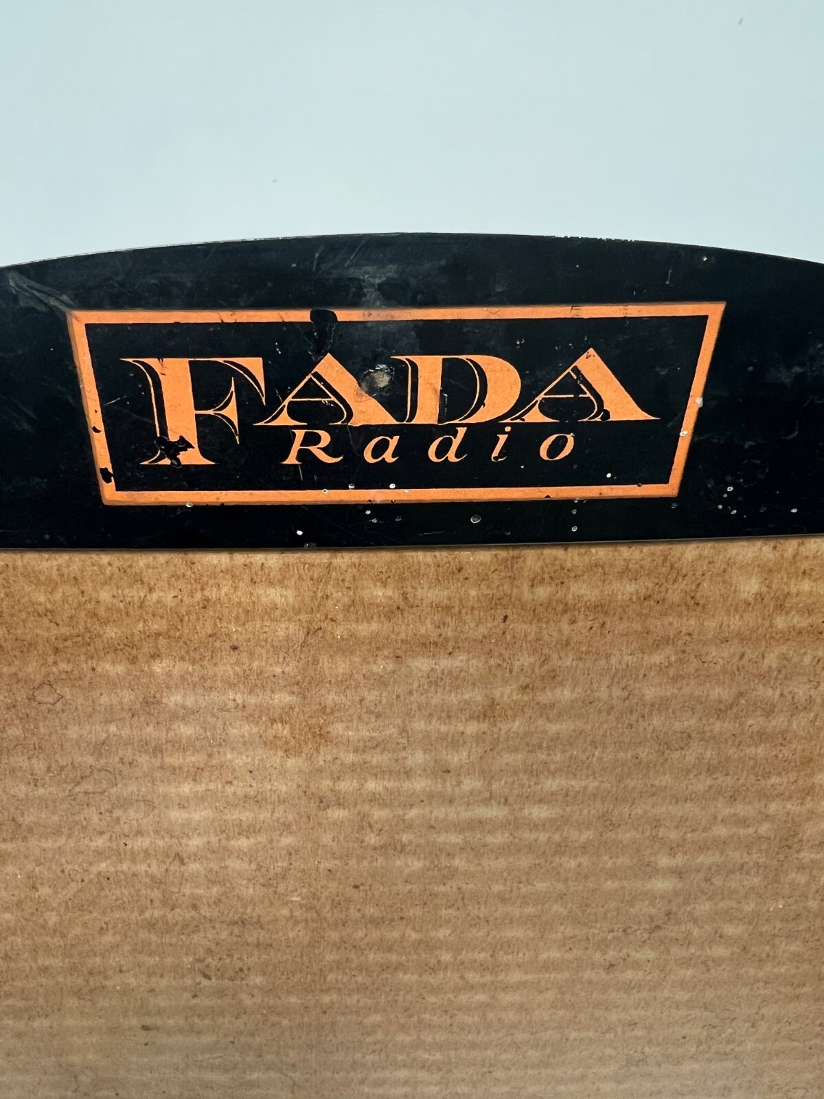 Scarce Vintage FADA RADIO Advertising Display Easel Stand – Display Area 12 x 18