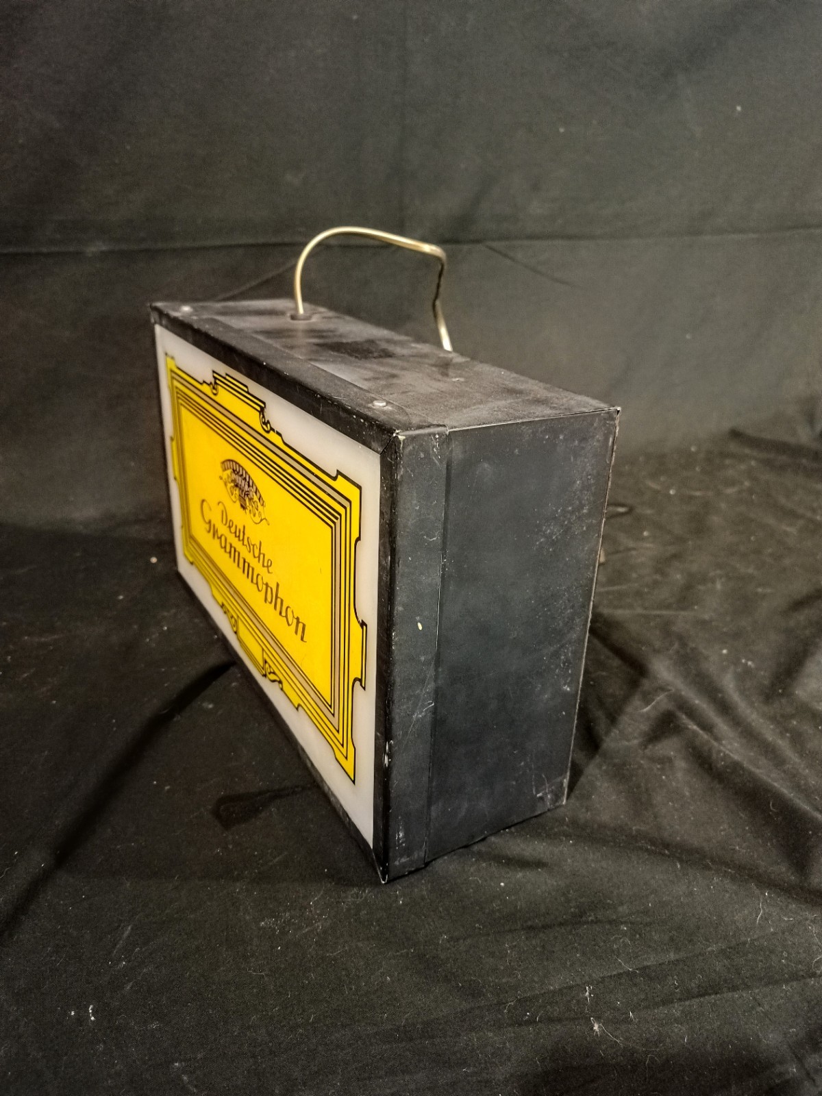 Antique Deutsche Grammophon Neon Light Sign 1970s 900s Advertising Sign
