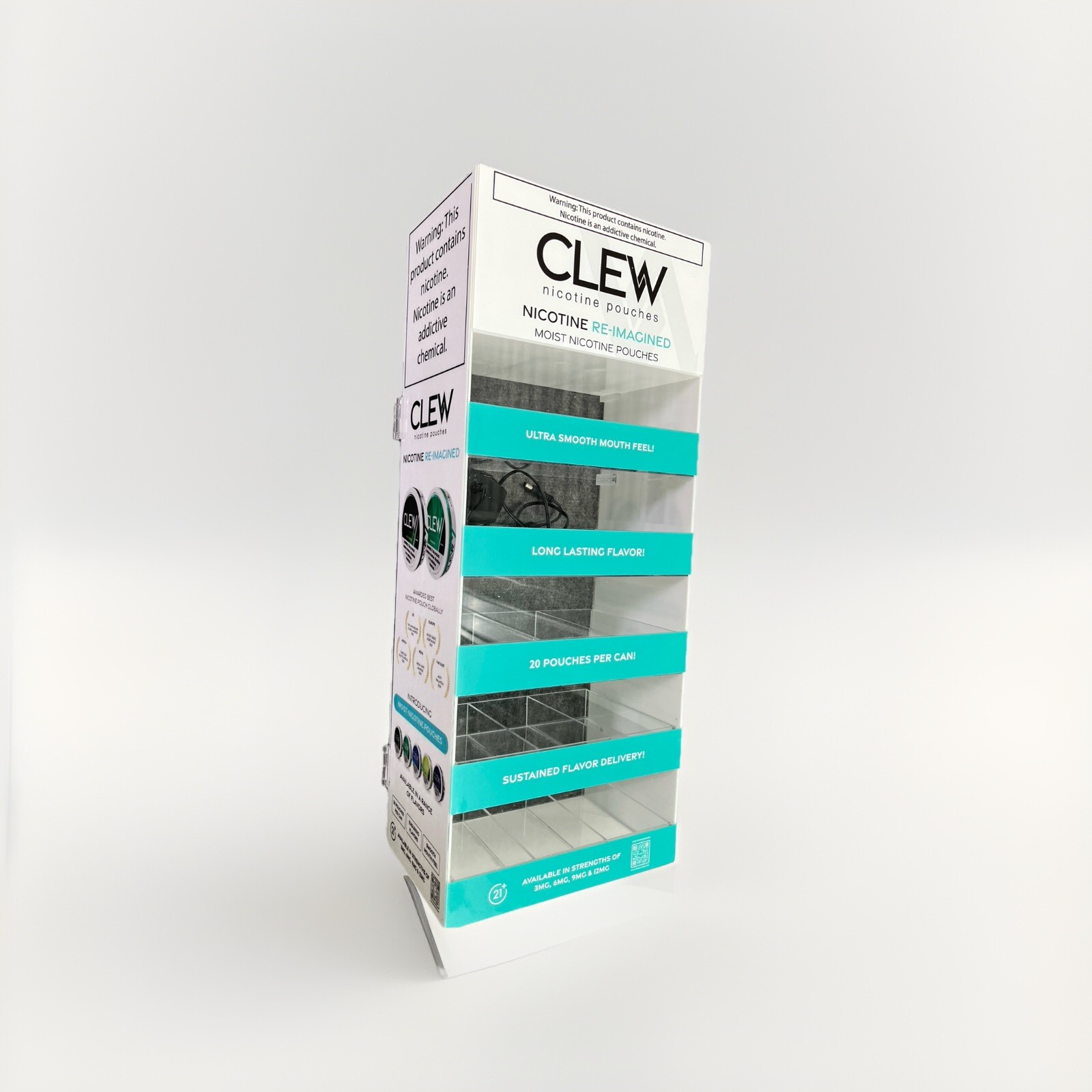 Clew Pouches LED Advertising Store Display 23″ X 10″