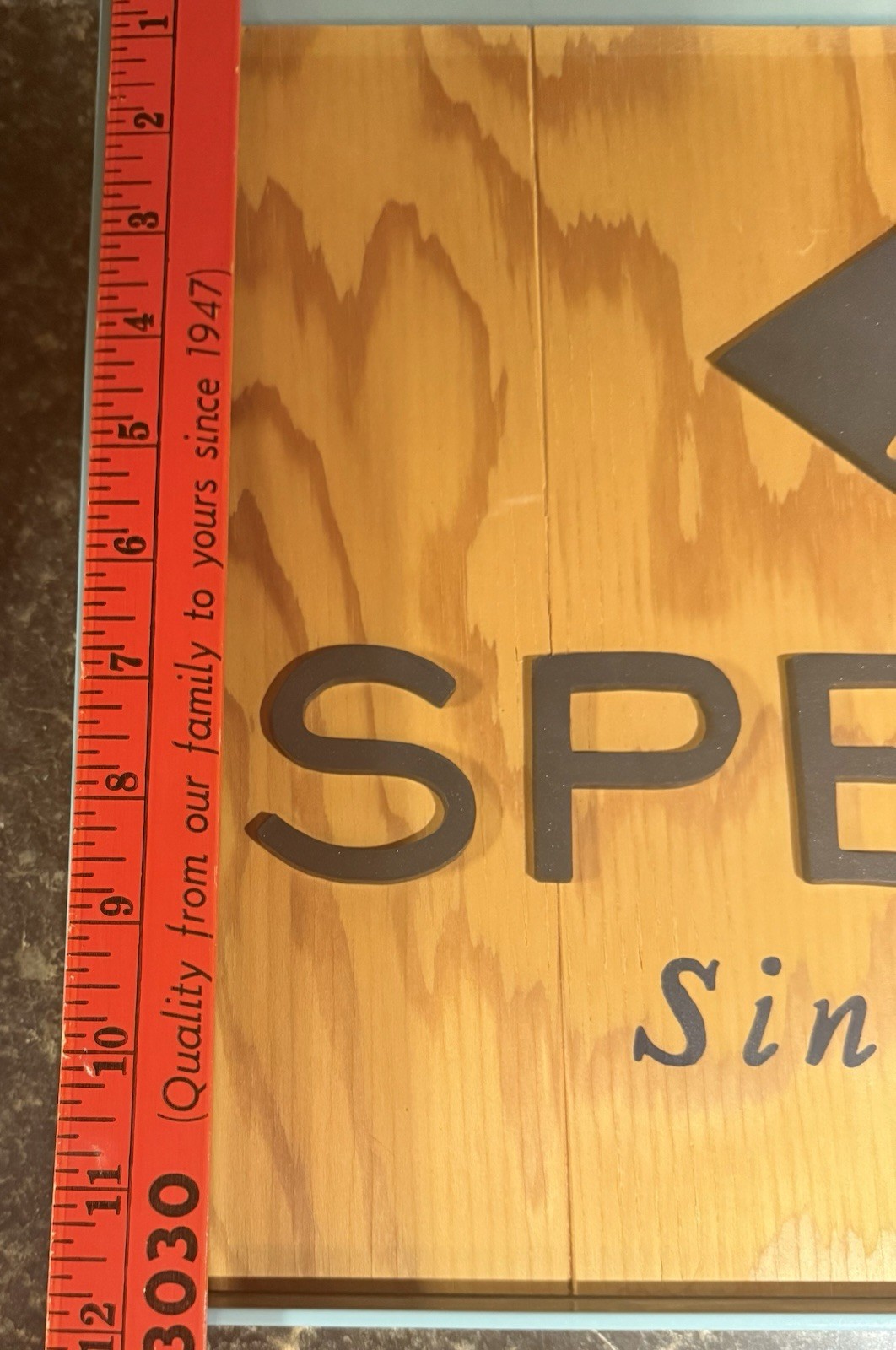 Sperry Shoes Sign Advertisement Metal Frame Wood Sign