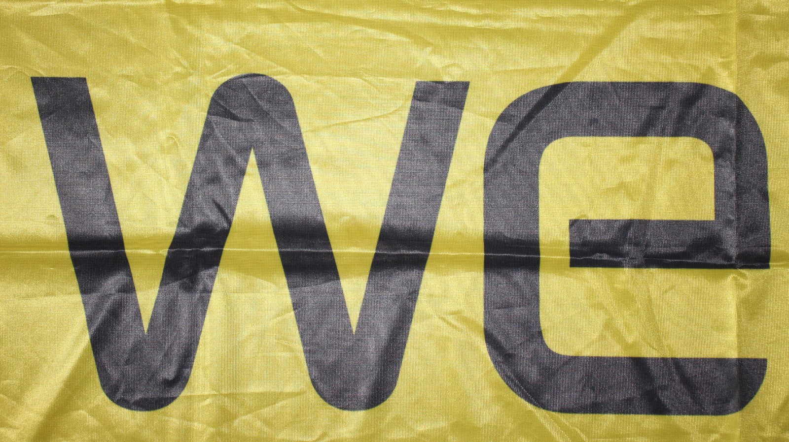 WeSC We Are the Superlative Conspiracy Banner Flag Sign Vintage Skate Display