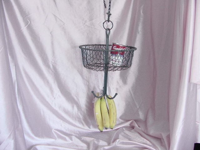 VINTAGE 1940s ERA MOM & POP FOOD CORNER STORE HANGING FRUIT VEG. DISPLAY BASKET