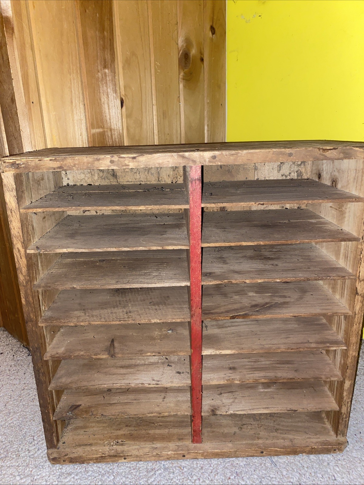 VTG Table Talk Pastry Co. Wooden/ Bakery Cooling Rack Cabinet/ Worcester MA