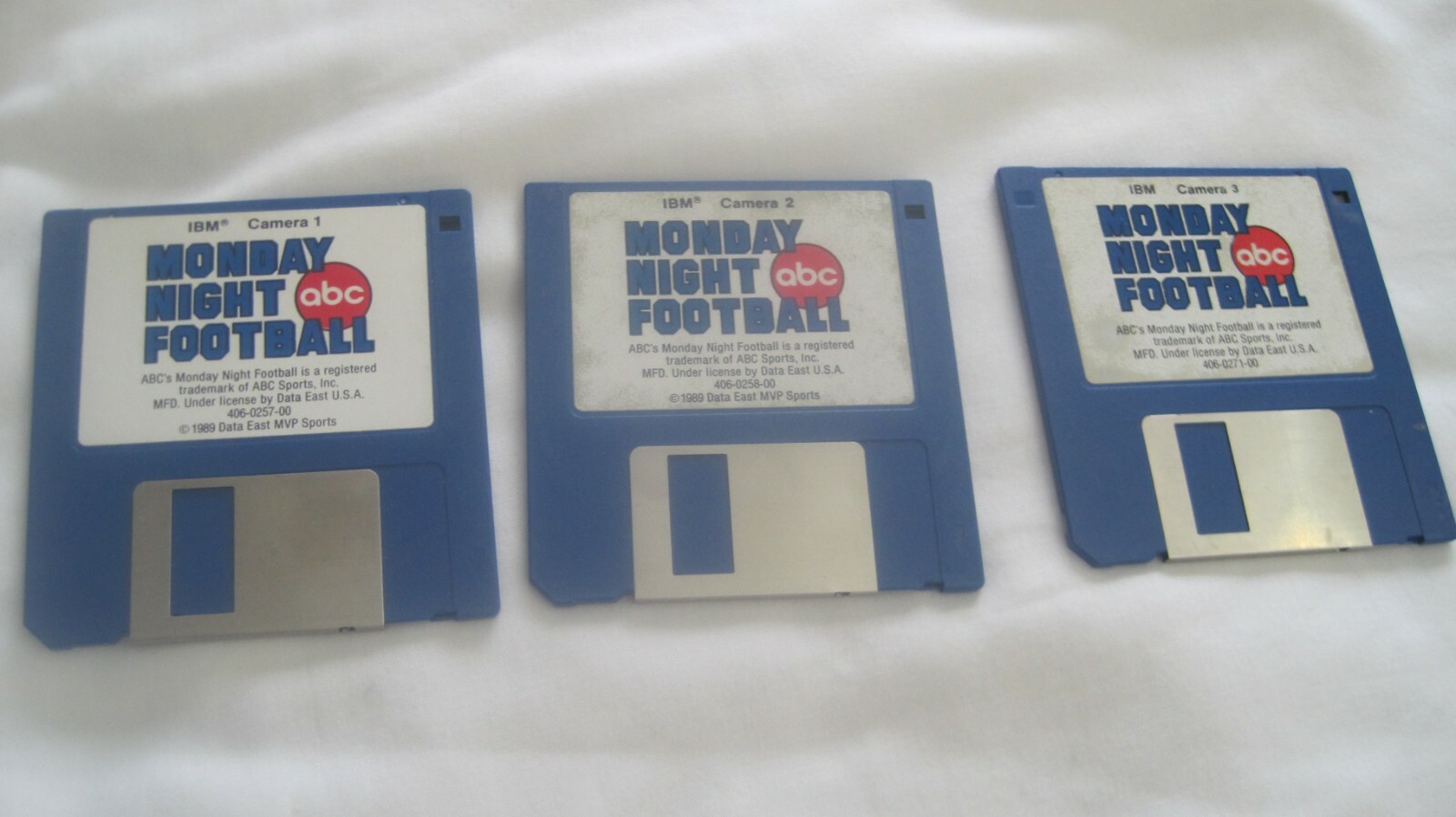 ABC Monday Night Football IBM Vintage 1989 Original box, 3 Manuals, six disks