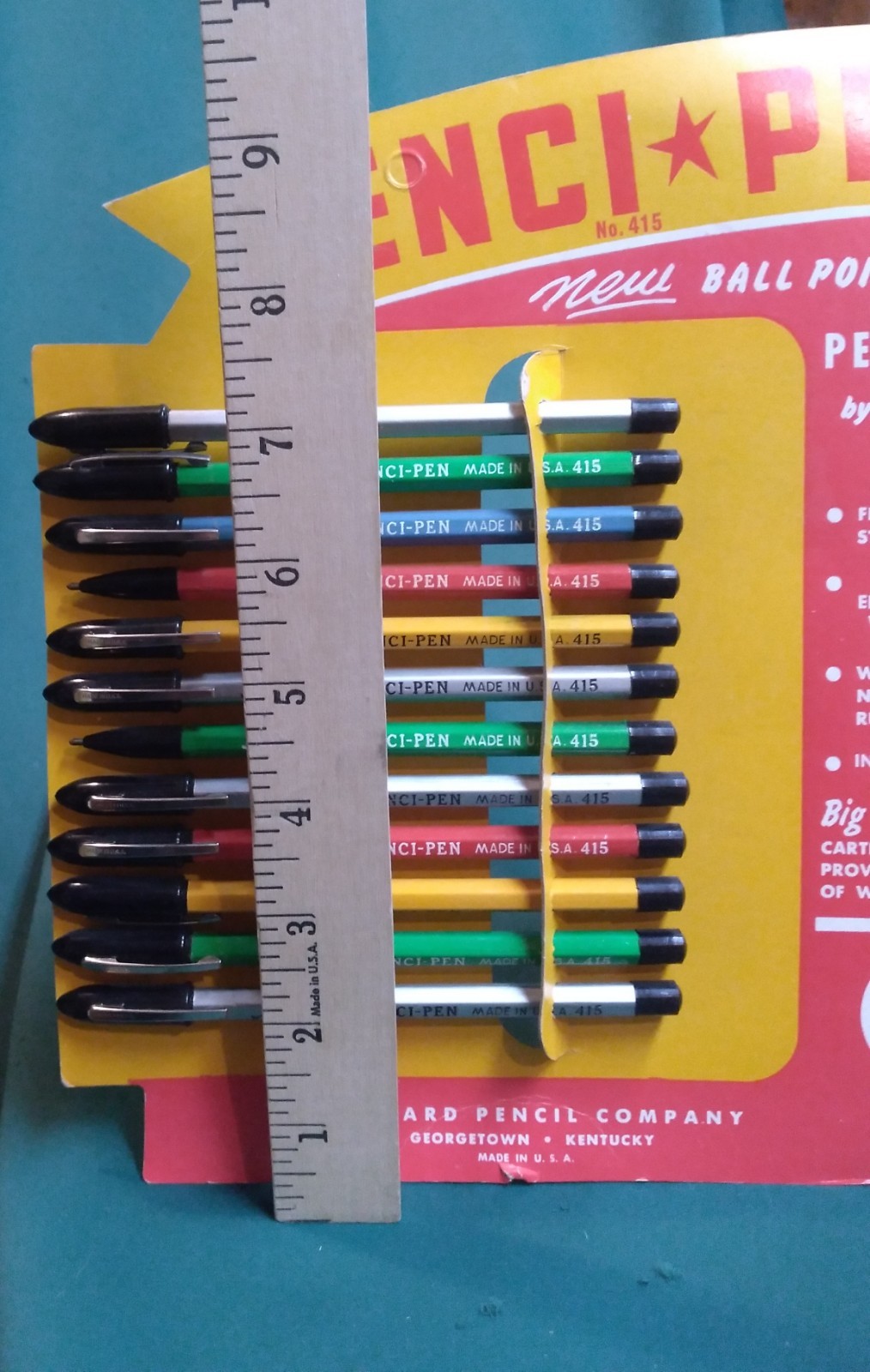 Store counter top display advertis Pencil penci-pen Mallard Company KY Kentucky