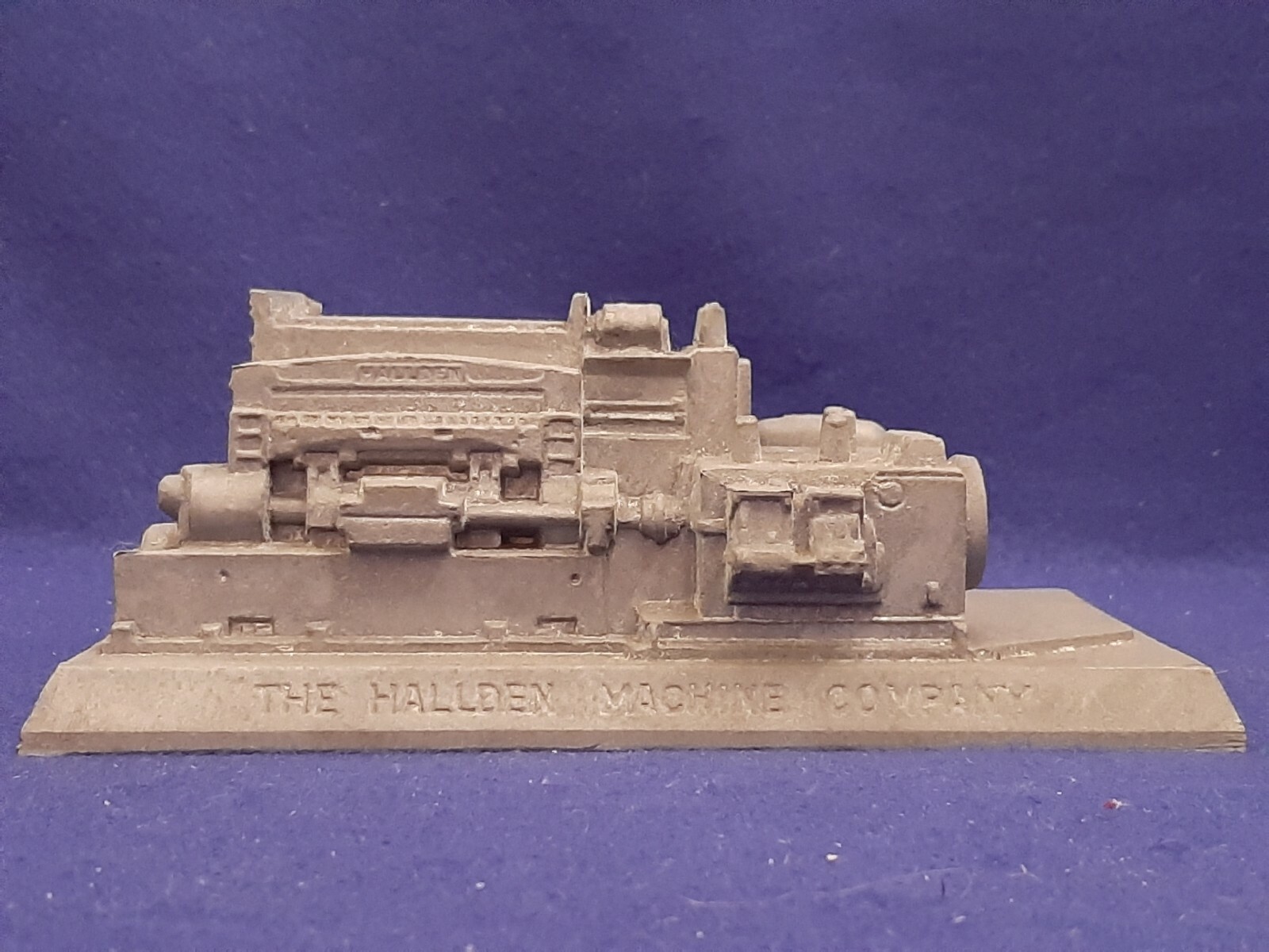 HALLDEN MACHINE CO THOMASTON CT Industrial Machinery Newspaper Press Paperweight