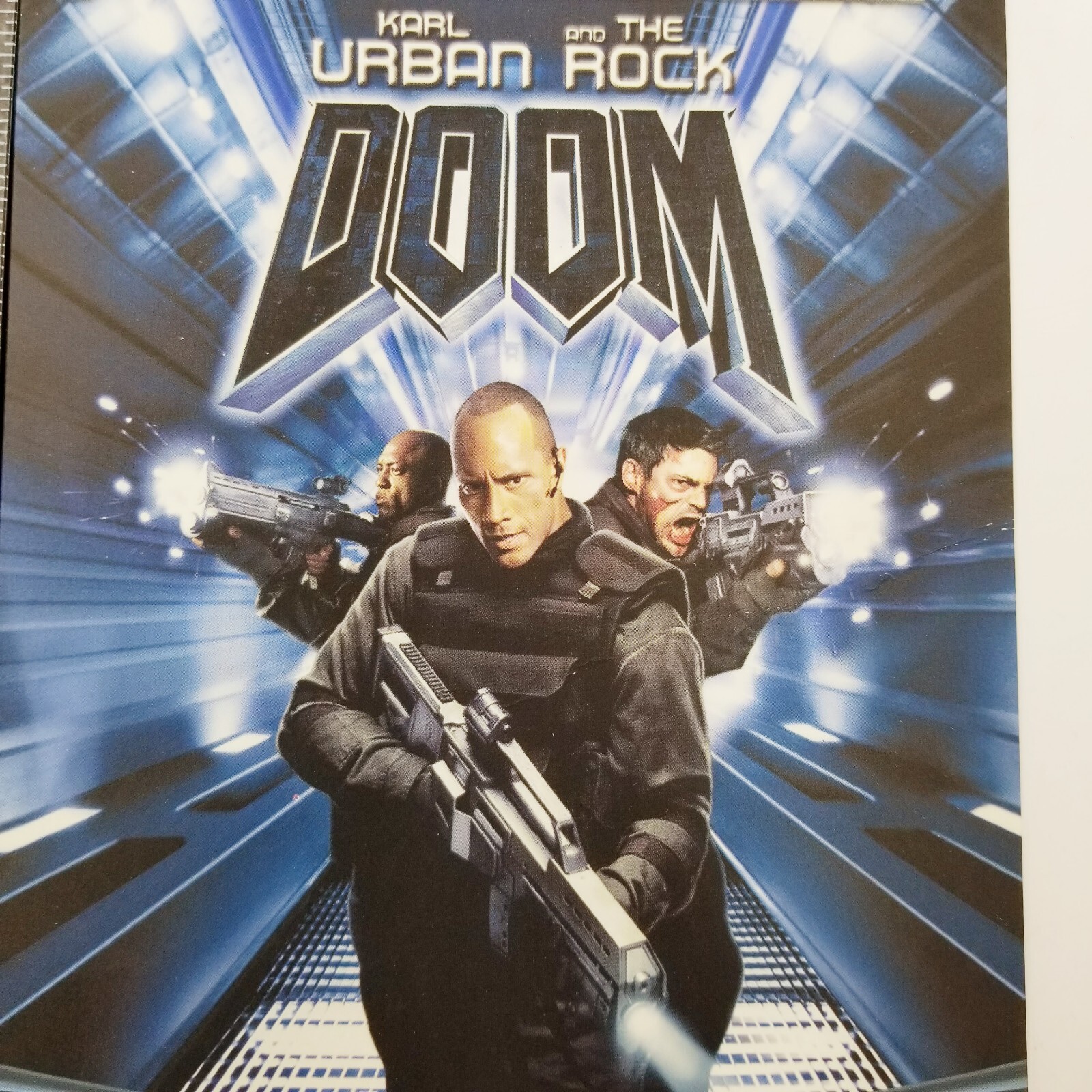Doom Karl Urban The Rock BlockBuster Video Backer Card 5.5″X8″ NO MOVIE Rare